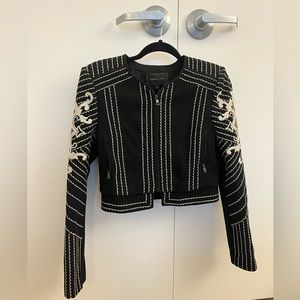 BCBG Maxazria embroidery luxury jacket